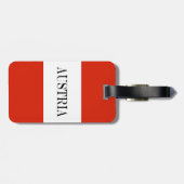 オーストリア国旗 ラゲッジタグ (裏面横)