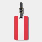 オーストリア国旗 ラゲッジタグ (正面縦)