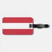 オーストリア国旗 ラゲッジタグ (裏面横)