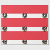 オーストリア国旗 ラッピングペーパー (フラット)