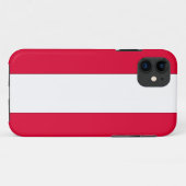 オーストリア国旗 Case-Mate iPhoneケース (裏面(横))