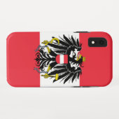オーストリア国旗 Case-Mate iPhoneケース (裏面(横))