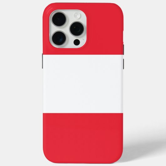 オーストリア国旗 iPhone 15 Pro Max ケース Case-Mate iPhoneケース (裏面)