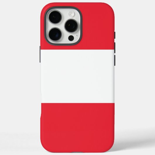 オーストリア国旗 iPhone 16 Pro Max ケース Case-Mate iPhoneケース (裏面)