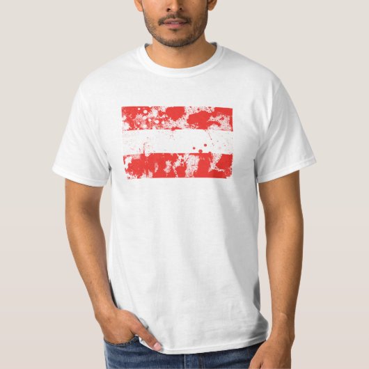 オーストリア国旗 Tシャツ (正面)