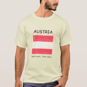 オーストリア国旗 Tシャツ (正面)