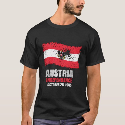 オーストリア国旗Tシャツオーストリア独立 Tシャツ (正面)
