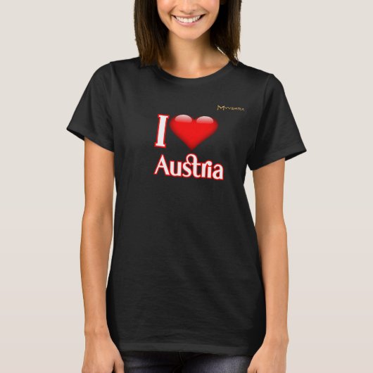 オーストリア大好き Tシャツ (正面)