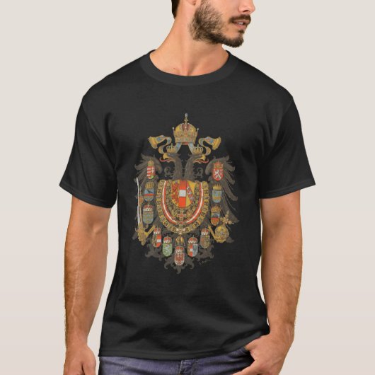 オーストリア帝国帝王の紋章 Tシャツ (正面)