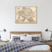 オーストリア帝国、イタリア、ヨーロッパのトルコ、ギリシャ キャンバスプリント (インサイチュ (寝室))