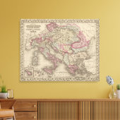 オーストリア帝国、イタリア、ヨーロッパのトルコ、ギリシャ キャンバスプリント (インサイチュ (リビング))
