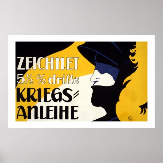 オーストリア戦争債券ポスター(白) ポスター (正面)