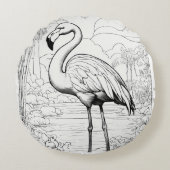 オーストリア枕 ラウンドクッション (正面)