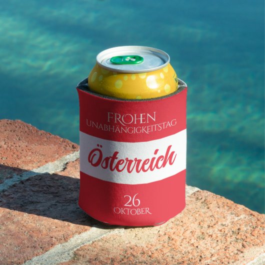 オーストリア独立記念日オーストリア国旗 缶クーラー (インサイチュ プール)