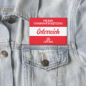 オーストリア独立記念日オーストリア国旗 缶バッジ (インサイチュ)