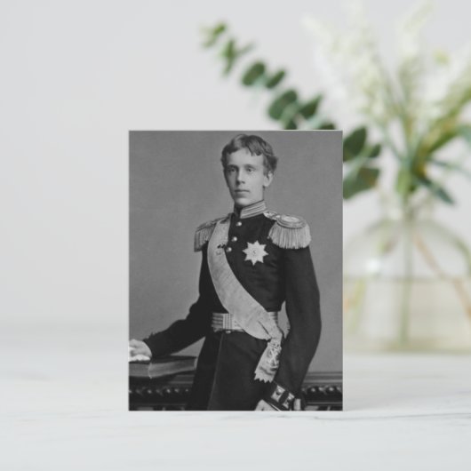 オーストリア皇太子ルドルフ、息子シシ ポストカード (スタンド正面)