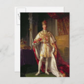 オーストリア皇帝フランツ2世 ポストカード (正面/裏面)