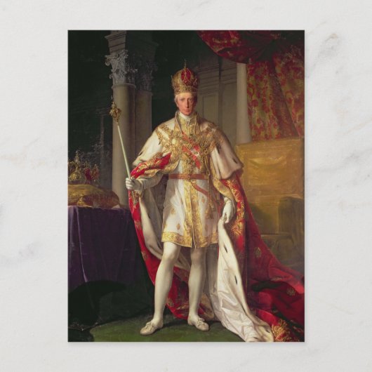 オーストリア皇帝フランツ2世 ポストカード (正面)