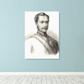 オーストリア皇帝フランツ・ジョセフ1世 キャンバスプリント (インサイチュ (ウッドフロア))