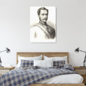 オーストリア皇帝フランツ・ジョセフ1世 キャンバスプリント (インサイチュ (寝室))