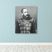 オーストリア皇帝フランツ・ジョセフ1世 キャンバスプリント (インサイチュ (ウッドフロア))