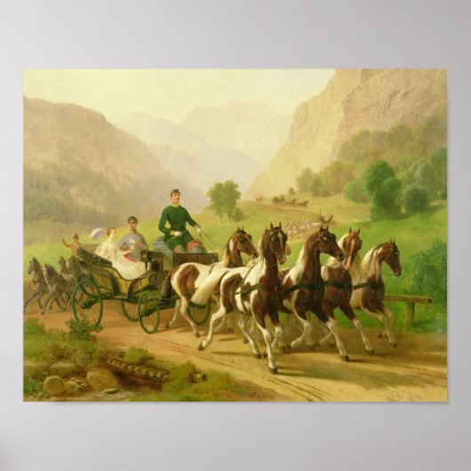 オーストリア皇帝フランツ・ジョセフ1世 ポスター (正面)