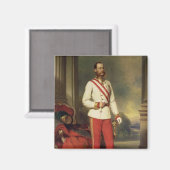 オーストリア皇帝フランツ・ジョセフ1世 マグネット (正面/裏面)