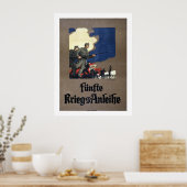 オーストリア第5次戦争融資(白) ポスター (キッチン)
