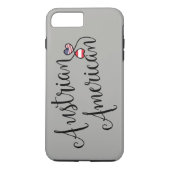 オーストリア系アメリカ人の絡み合ったハート携帯電話ケース Case-Mate iPhoneケース (裏面)