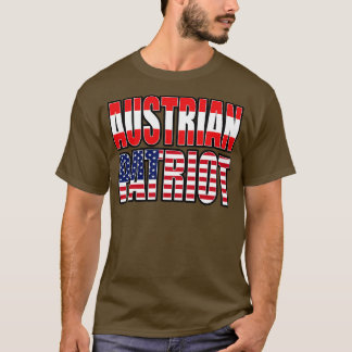 オーストリア系アメリカ人プライド伝統国旗の贈り物 Tシャツ