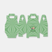 オーストリア系 アイルランド系 アメリカン シャムロック フラッグ パーソナライズド フェイバーボックス (折り畳みなし)