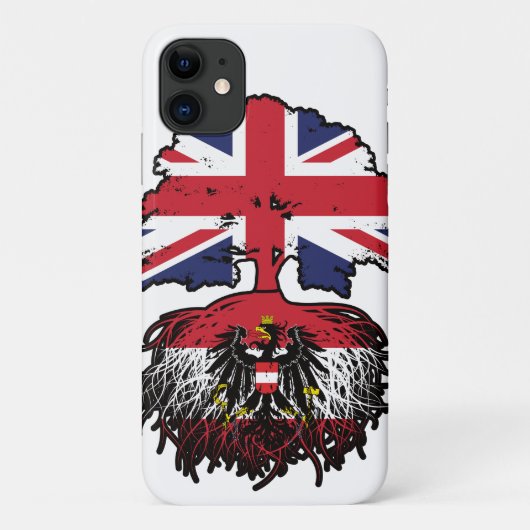 オーストリア英国イギリス統一されたイギリス Case-Mate iPhoneケース (裏面)