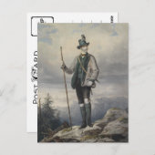 オーストリア葉書フランシス・ジョセフ皇帝 ポストカード (正面/裏面)