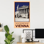 オーストリア議会建物ウィーン ポスター (ホームオフィス)