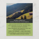 オーストリア風景旅行代理店広告の チラシ (正面)