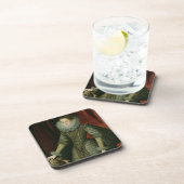 オーストリア1609年のマルガリータ女王(キャンバスの油) コースター (右側)