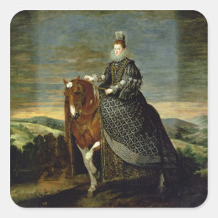 オーストリア1629-35年の女王のマルグレットポートレート スクエアシール