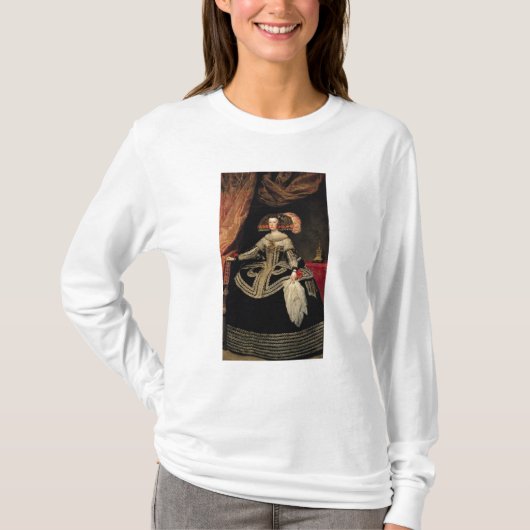 オーストリア1652年のマリアアナ女王 Tシャツ (正面)