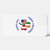 オーストリア3文化1ファミリー Case-Mate iPhoneケース (裏面 (横))