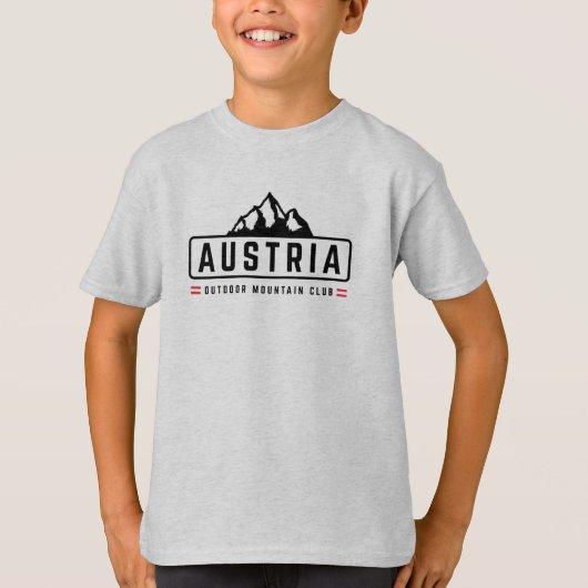 オーストリア アウトドアTシャツ Tシャツ (正面)