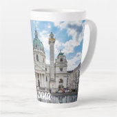 オーストリア・ウィーンのカールスカーシュ カフェラテマグ (右アングル)