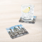 オーストリア・ウィーンのカールスカーシュ スクエアペーパーコースター (インサイチュ)