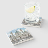 オーストリア・ウィーンのカールスカーシュ ストーンコースター (横)