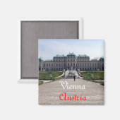 オーストリア,ウィーンの宮殿 マグネット (正面/裏面)