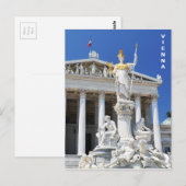 オーストリア，ウィーンの建築 ポストカード (正面/裏面)