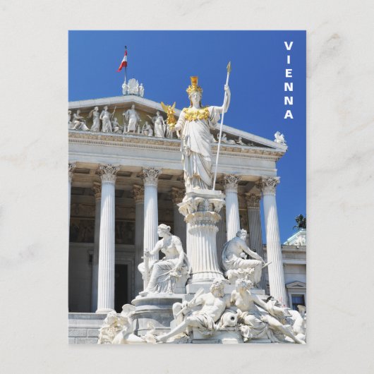 オーストリア，ウィーンの建築 ポストカード (正面)