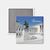 オーストリア，ウィーンの建築 マグネット (正面/裏面)