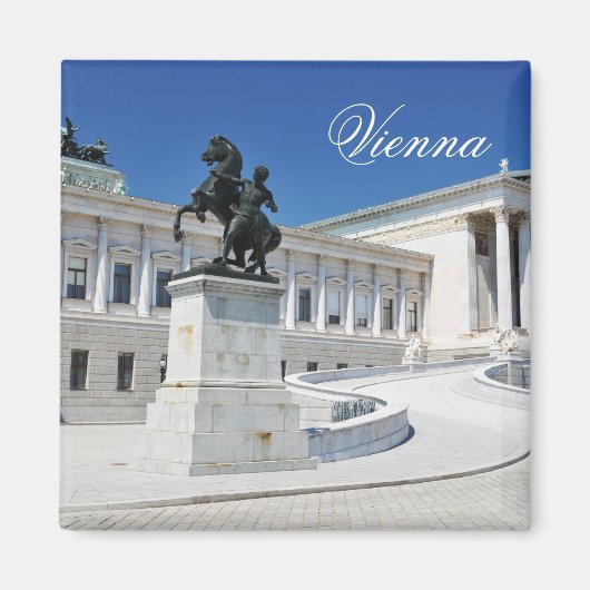 オーストリア，ウィーンの建築 マグネット (正面)