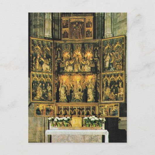 オーストリア、ウィーンの聖ステファンの内部 ポストカード (正面)