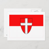 オーストリア・ウィーン国旗 ポストカード (正面/裏面)